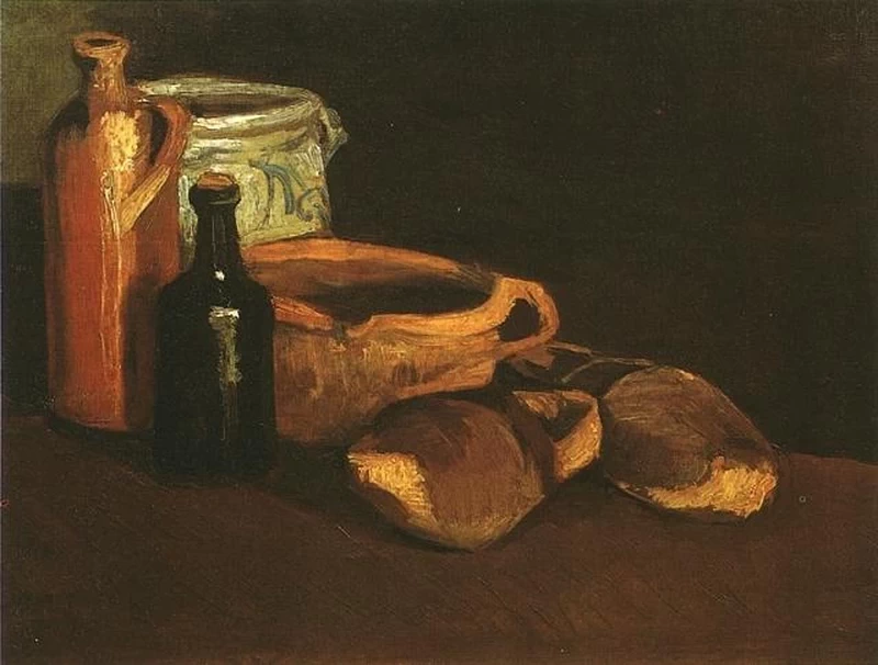184-Vincent van Gogh-Natura morta con zoccoli e pentole, 1884 - Baaren Museum Foundation, Utrecht  